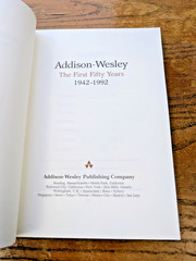 Addison-Wesley: The First Fifty Years, 1942-1992 Paperback 1993