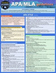 APA/MLA Guidelines – 7th/9th Editio- 9781423248354, MA Kaitlyn McNamee, pamphlet