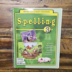 Bob Jones University Spelling 3 Teacher’s Edition Spiral Bound Textbook, English