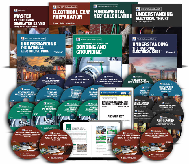 Mike Holt’s 2023 Master Comprehensive Exam Prep DVD Library