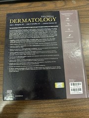 Dermatology 5th Edition VOLUME 1 ONLY Elsevier 9780702082269 w/ ACCESS CODE!