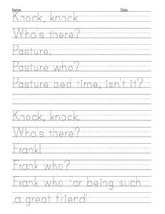 Handwriting Practice Book for Kids Ages 6-10 : Printing Workbook for Grades 1, 2