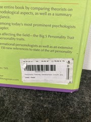 Personality Theories : Development, Growth, and Diversity by B.P Allen 5th Ed HC