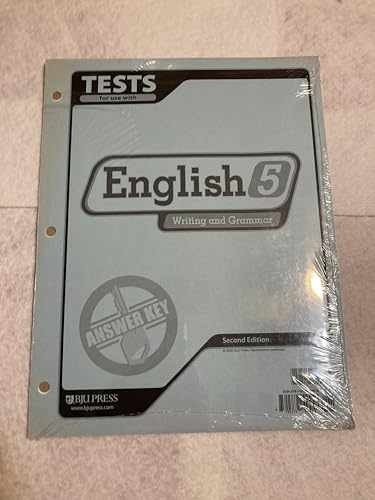 English 5 for Christian – Paperback, by Bob Jones University – Acceptable
