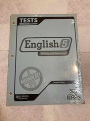 English 5 for Christian – Paperback, by Bob Jones University – Acceptable