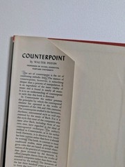 Counterpoint Walter Piston 1947 Hardcover DJ First Edition Music Theory Norton