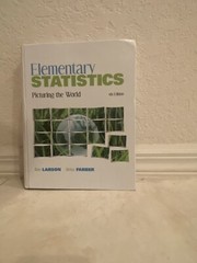 Elementary Statistics Picturing the World 5th Edition by Betsy Farber
