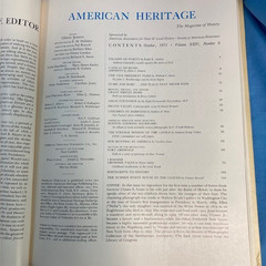 American Heritage, Hardcover Books, Apprx 100 pages each, 1970 – 1973 “YOU PICK”