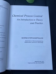 Chemical Process Control: – Paperback, by Stephanopoulos George –