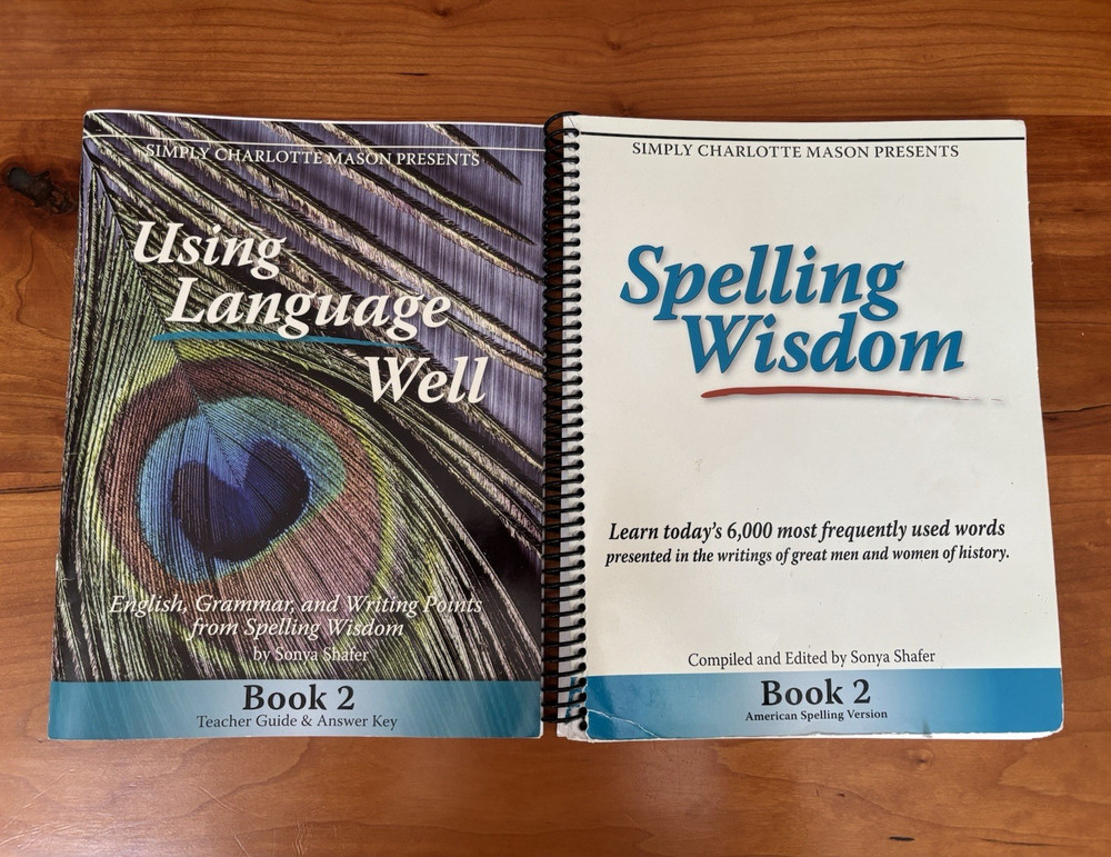 Charlotte Mason Using Language Well Book 2 Teacher Guide & Dictation Book