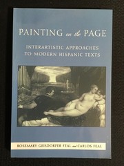 PAINTING ON THE PAGE Interartistic Approaches to Modern Hispanic Texts FEAL Suny