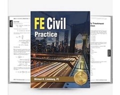 FE Civil Practice book by Michael R. Lindeburg