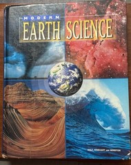 Modern Earth Science Holt, Rinehart and Winston HC Textbook 0-03-050609-3