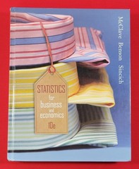 *L) Statistics for Business and Economics by McClave, Benson and Sincich (2007)