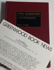 Ava Gardner: A Bio-Bibliography by Karin J. Fowler Hardcover w/Letter Brand New