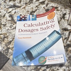 F.A. Davis Enhanced Revised Reprint Calculating Dosages Safely by Horntvedt