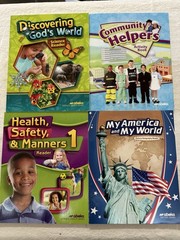 Abeka 1 First Grade Set Readers Workbooks History Science Health Art Like new.