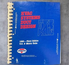 SMACNA HVAC Systems Duct Design 3rd Edition 1990