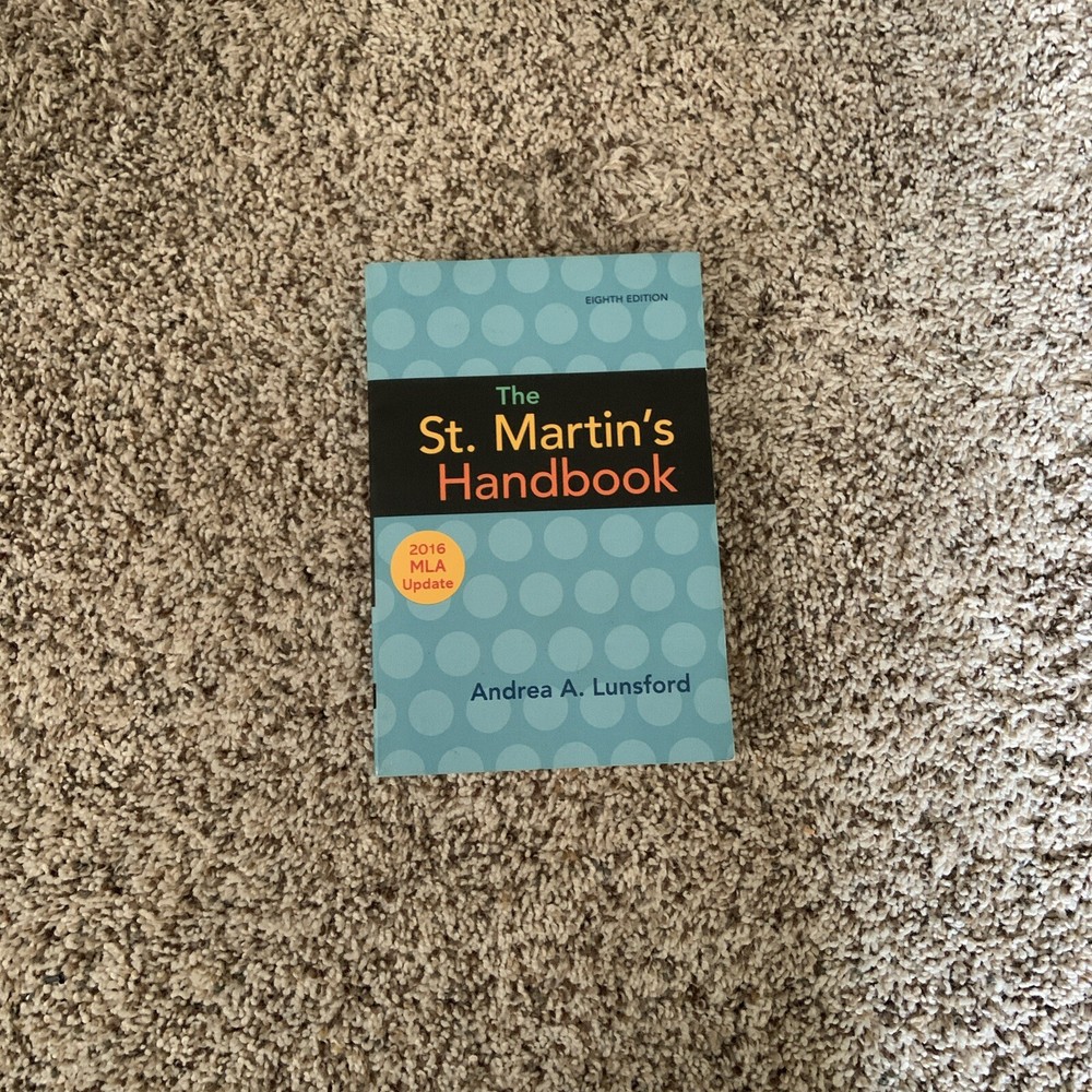 The St. Martin’s Handbook with 2016 MLA update Paperback Andrea A