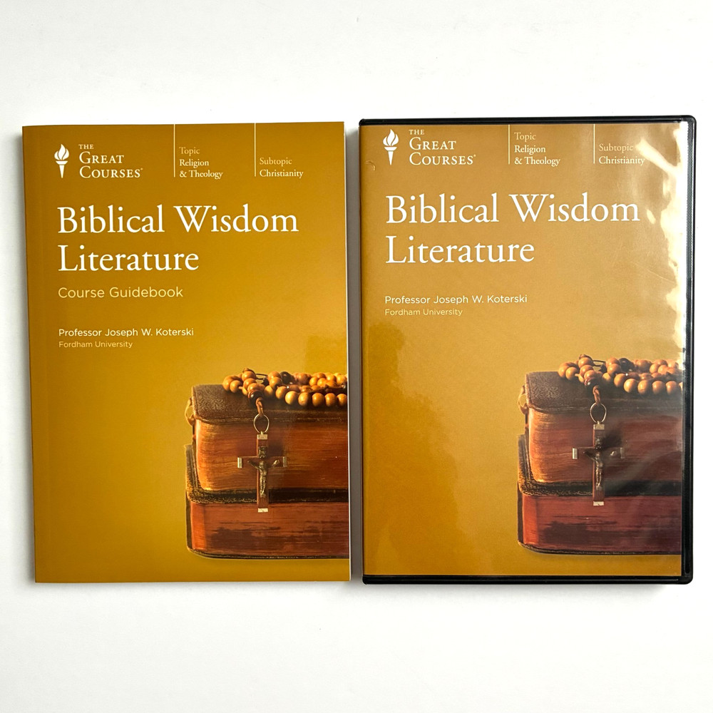 The Great Courses Biblical Wisdom Literature DVDs And Guidebook Joseph Koterski