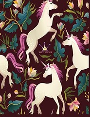 SKETCH BOOK: UNICORN LOVER COVER (8.5 X 11) INCHES 110 By Beebee C **BRAND NEW**