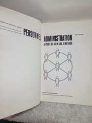 Pigors and Myers Personnel Administration, Pigors, McGraw-Hill 1965 HC VG 250619