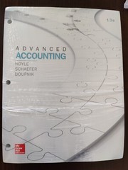 Advanced Accounting by Joe Ben Hoyle Binder Version