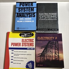 4 Books – Electric Power Systems/Generation