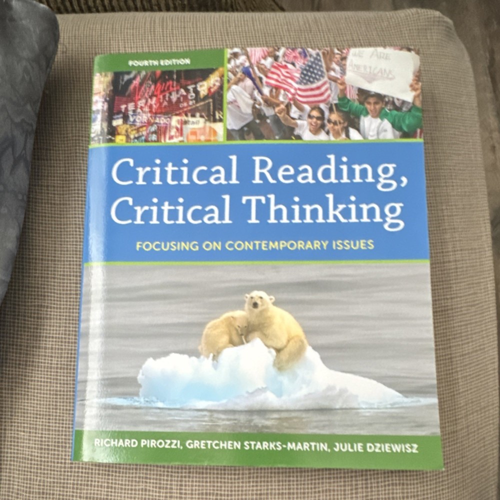 Pearson Critical Reading, Critical Thinking 4th Ed Textbook by Pirozzi