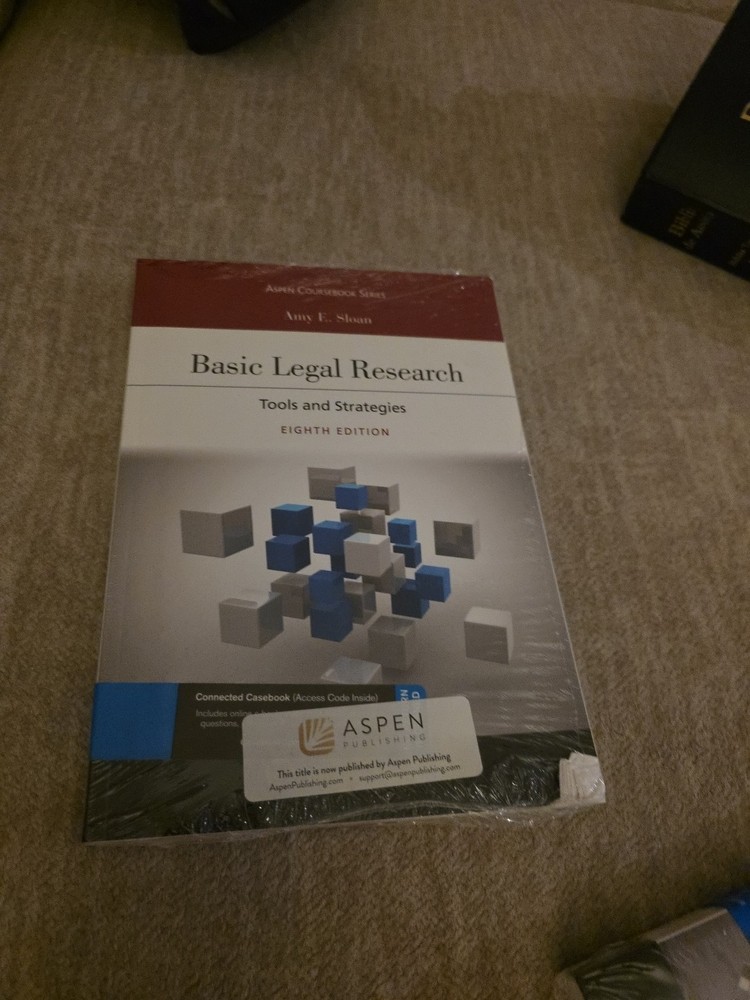 Aspen Coursebook Ser. Basic Legal Research: Tools and Strategies by Amy E. Sloan