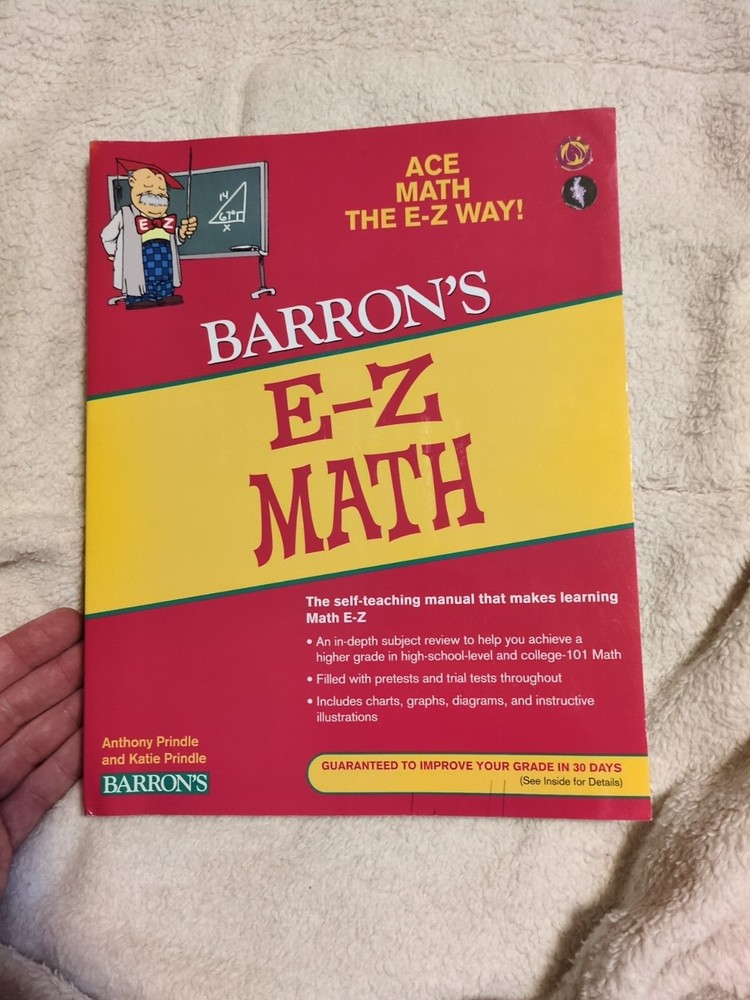 Barron’s Easy Way Ser.: E-Z Math by Anthony Prindle and Katie Prindle Paperback