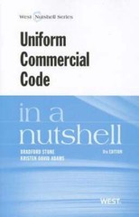 Uniform Commercial Code in a Nutshell by Bradford Stone: Used