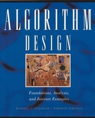 Algorithm Design: Foundations, Analysis, and Internet Examples by Michael T. NEW