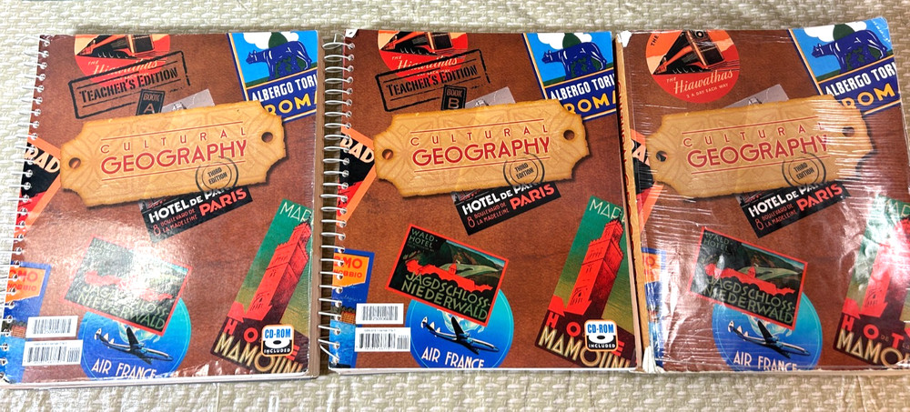 BJU Cultural Geography Third Edition Student Book and Teacher’s Book A&B w/CD