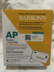 Barron’s Ap Prep Ser.: AP Human Geography Flashcards, Fifth Edition: up-To-Date
