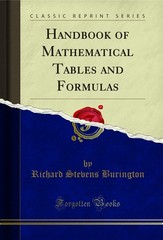Handbook of Mathematical Tables and Formulas (Classic Reprint)