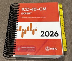 ICD-10-CM 2026 Coding Manual – Tabbed – Medical Coding Diagnosis Book