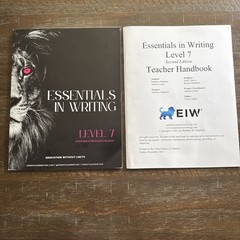 Essentials In Writing Level 7 Assessment Book And Answer Key Homeschool English