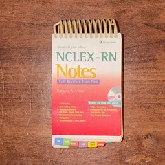 NCLEX-RN Notes: Core Review & Exam Prep Spiral Guidebook w/ DVD