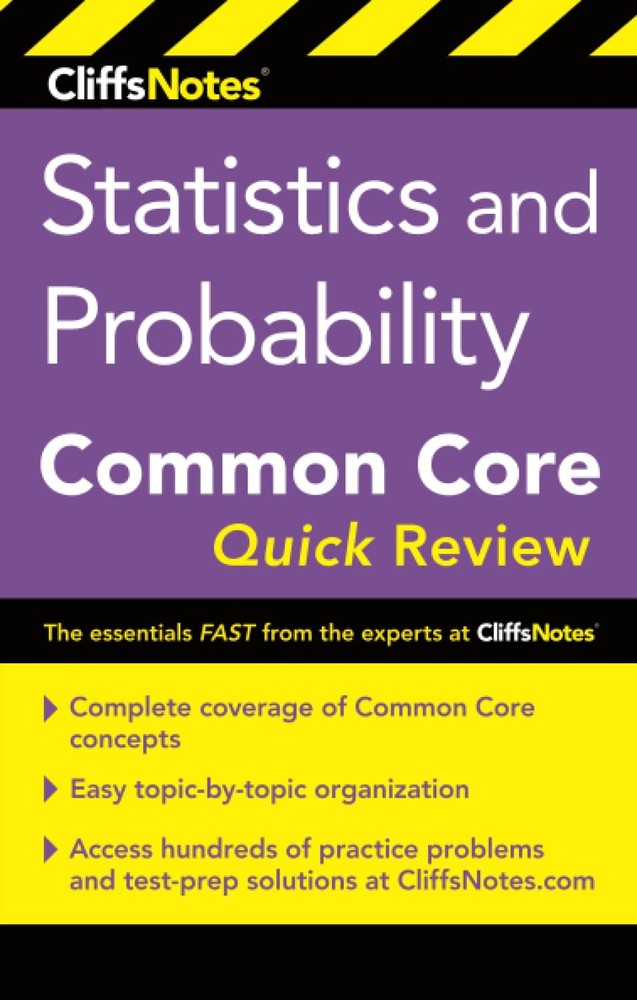 CliffsNotes Statistics and Probability Common Core Quick Review by Alikhani M.S.