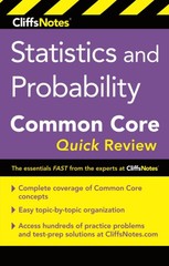 CliffsNotes Statistics and Probability Common Core Quick Review by Alikhani M.S.