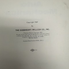 Stockel Auto Mechanics Fundamentals Textbook 1969, HC