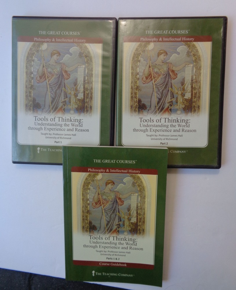 The Great Courses: Tools of Thinking (4 DVDs + Guidebook, 2005) Teaching Co.
