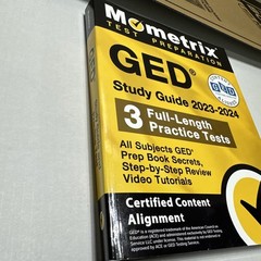 GED Study Guide Prep Book Secrets 2023-2024 All Subjects 3 Full Practice Tests