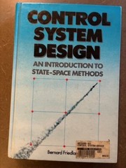 Electrical Engineering Ser.: Control System Design : An Introduction to…