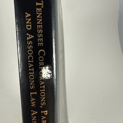 LexisNexis 2001 Tennessee Corporations Partnerships & Associations Law & CD ROM