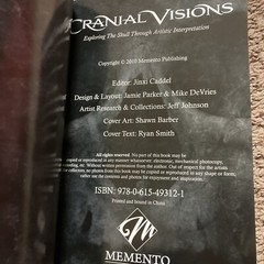 CRANIAL VISIONS Art Book Mike DeVries Skulls Tattoo – See Description