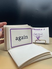 SAXON PHONICS & SPELLING SIGHT WORD DECK / 84 SIGHT WORD CARDS / GRADE 1