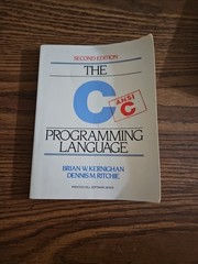 C Programming Language by Brian Kernighan and Dennis Ritchie (1988, Trade…