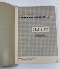 Schaum’s Outline Series: Statistics by Murray R. Spiegel